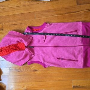 Women's Burton Fleece Hooded Sleeveless Vest/Jacket